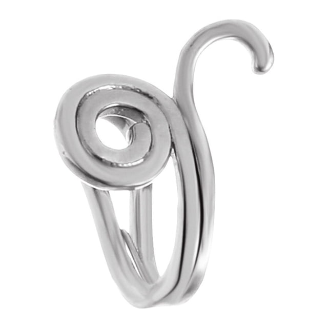 XZNGL Clip On Nose Rings for Women Non-Pierced Nose Hoop Ring Adjust Nose Cuff