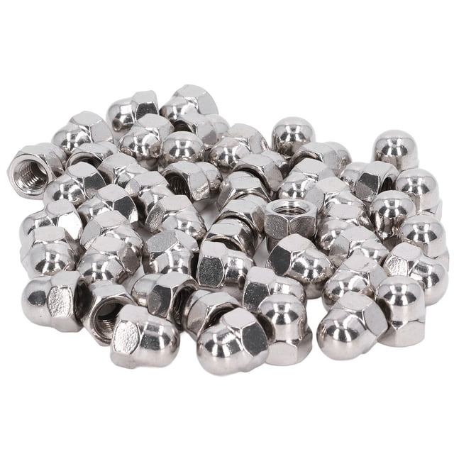 50Pcs Bouchon Écrou 304 Acier Inoxydable Fixation Accessoire Kit pour l'Entretien RepairM5