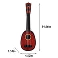 thumbnail image 3 of Toys for Girls Kids Guitar Ukulele Beginner Musical Instrument 14 Inches With 4 Strings Mini Guitar For Skill Improving Kids Play Early Educational Pre School Children Toddler Toys for 1 Year Old, 3 of 7