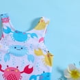 thumbnail image 4 of Toddler Girl Swimsuits One Piece Ruffle Sleeveless Girls Bathing Suit 18-24 Months, 4 of 6