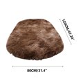 thumbnail image 3 of Hxlamzoo Fluffy Oval Area Rug, Soft Tie Dye Rug, Shaggy Colorful Rug, for Bedroom, Living Room, Teen Dorm, Baby Nursery, 11 Colors & 3 Sizes, 3 of 6
