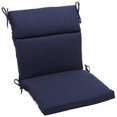 thumbnail image 1 of 22-inch by 45-inch Spun Polyester Outdoor Squared Seat/Back Chair Cushion - Azul, 1 of 1