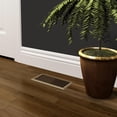 thumbnail image 3 of Imperial 4" x 10" Chocolate Steel Floor Register, Louvered, 1-pk, 3 of 7