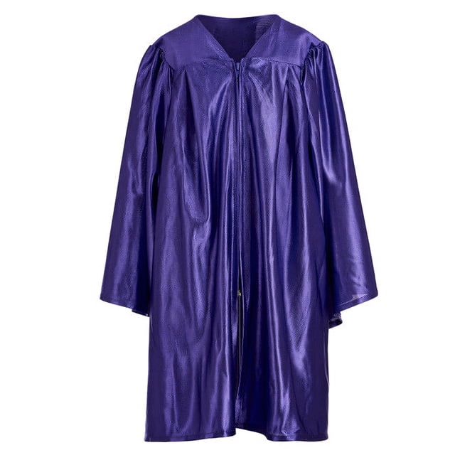 TOPTIE Unisex Shiny Preschool and Kindergarten Graduation Gown Choir Robe for Baby Kids-Light Purple-S