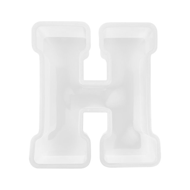 CEHVOM Large Alphabet Epoxy Resin Mould English Letter Silicone Mold 3D Alphabet Letter