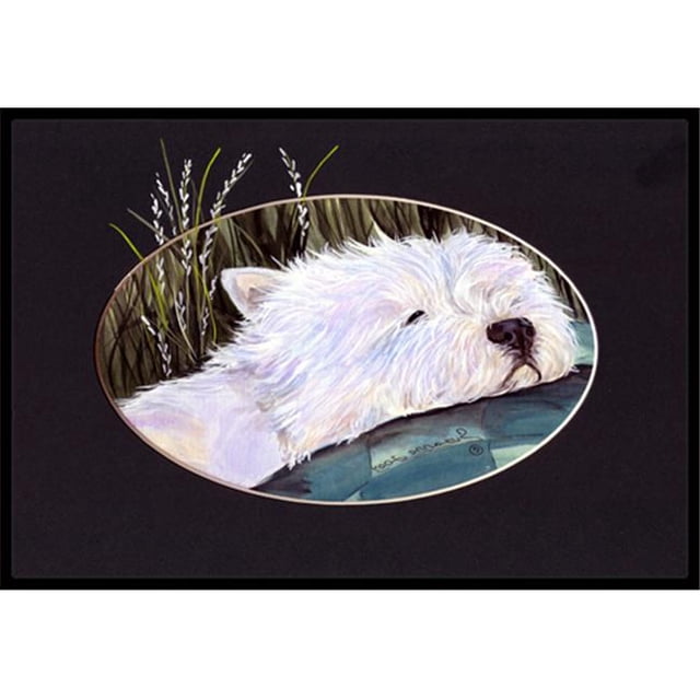 Carolines Treasures SS8052MAT Tapis Intérieur Extérieur 18 x 27 Po. Westie
