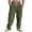 Style1-Army Green mens pants, variant on Mceream Men's Summer Fall Casual Loose Fit Comfortable Lightweight Breathable Long Pants for Daily Wear Pantalones De Verano Para Hombre White XXXL