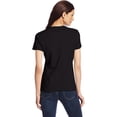 thumbnail image 3 of Hanes SL04 Womens Nano-T T-Shirt Size Large, Black, 3 of 4
