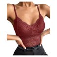 thumbnail image 1 of WZXFASHION Women Strapless Adjustment Rimless Invisible Bralette Push Up Sticky Bras Vest Intimates Red XXL, 1 of 6
