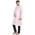 thumbnail image 3 of Atasi Indian Designer Kurta For Mens Party Wear Traditional Dress Solid Ethnic Long Shirt, 3 of 7