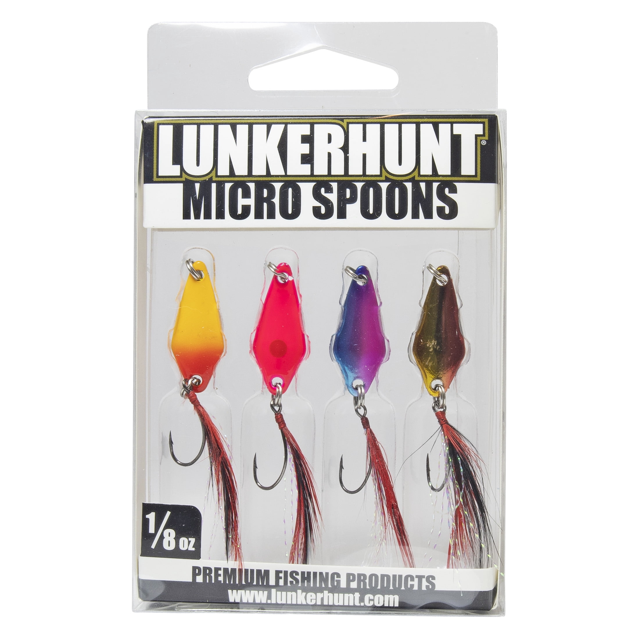 Lunkerhunt Micro Spoon - Fishing Spoon Kit - Reaction Pattern - 1/8 oz