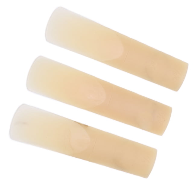 Anches de Mini Saxophone, Anche de Saxophone Alto Durable Portable Facile à Nettoyer Résistante à l'Usure pour Saxophone Alto pour Famille pour Adulte Bois,Rouge,Blanc,Transparent