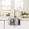 thumbnail image 4 of GloryStar Undermount Single Bowl Kitchen Sink, 304 Stainless Steel Deep Basin, Hand-Welded, Includes Bottom Grid & Accessories, 4 of 7