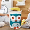 thumbnail image 5 of Hearth & Gear Patterned Laundry Hamper Without Lid Lightweight With Modern Design Breathable Open Top For Bedroom Bathroom Or Laundry Room Use Wall Mount Hamper Closet Hampers for Laundry Large with, 5 of 5