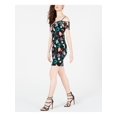 thumbnail image 3 of GUESS Womens Lace Off-The-Shoulder Cocktail Dress Black 4, 3 of 4