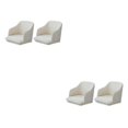 thumbnail image 2 of Transemion 2x Quick Installation And Easy Care Stretchy Chair Covers For Maintenance High Elastic Full off-white 2Set, 2 of 6