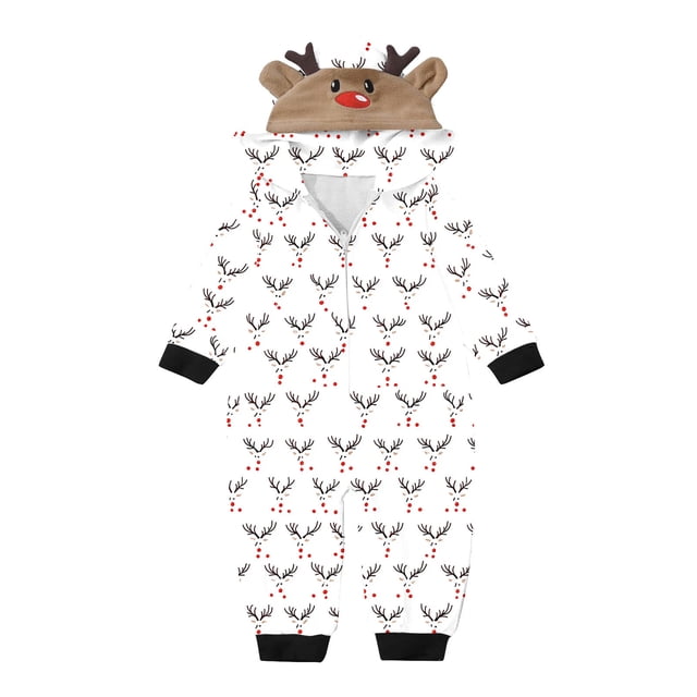 Kid Kids Matching Romper Print Long Sleeve Jumpsuit for Family Holiday Wear,Matching Pajamas