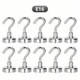 thumbnail image 3 of 10-Pack Extra Strong Magnetic Hooks - Heavy Duty Hold for Home & Kitchen - Durable, Space-Saving Solution Perfect for Any Surface, 3 of 5