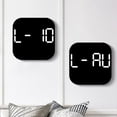 thumbnail image 4 of Youkk LED Wall Clock Unique Style Remote Control Digital Date Multiple Functions Electronic Table Clock Red, 4 of 6