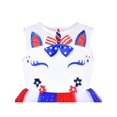 thumbnail image 4 of Girls Dress Unicorn US National Day July 4th Celebration Party 4 Years, 4 of 5