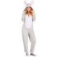 thumbnail image 1 of Adult Funny Bunny Onesie Costume, 1 of 2