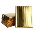 thumbnail image 2 of 50PCS Golden Padded Mailers Self Seal Envelopes, Heavy Duty Tear Resistant Poly Mailers for Shipping, Lined Aluminizer Protective Packaging for Jewelry Cosmetics Artwork, 2 of 2