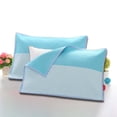 thumbnail image 1 of Coarse Cloth Pillowcase Towel, 1-Pack Breathable Sweat-Absorbing Polyester Wrap, Padded Non-Wetting Cover, Knitted Fabric, Soft Pillow Protector, Multicolor, 29x19in, 1 of 6