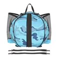 thumbnail image 2 of maytalsory Basketball Bag Backpack Waterproof Mesh Pockets for Football Volleyball gray blue, 2 of 8