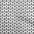 thumbnail image 1 of oneOone Georgette Viscose White Fabric Block Craft Projects Decor Fabric Printed By The Yard 42 Inch Wide-KX, 1 of 6