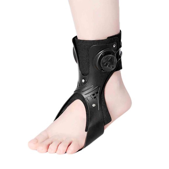 EGNMCR Orthèse pour Pied Tombant Soutien de Cheville pour Pied Tombant Varus Orthèse de Pied Ajustable pour Soutien de Marche Orthèse de Jambe Confortable pour Usage Quotidien Orthèses Cheville-Pied