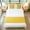 Yellow#6, variant on Solid Color Bed Runner Soft Decorative Bed Scarf Protector Cover for Hotel Bedroom and Blanket Towel Soft Bedspread Protection | 80% Polyester 20% Spandex | 180x45cm 70.9x17.7in