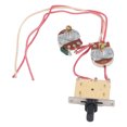 thumbnail image 4 of Electric Guitar Wiring Harness Kit,  Compatibility Electric Guitar Wiring Harness Prewired Kit 3 Way Toggle Switch  for Home, 4 of 7