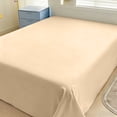 thumbnail image 4 of 4 Piece Bedding Set | Duvet Cover, Fitted Sheet & Pillowcases | Reversible Design for Student Dorm, Guest Room & Home | Soft Washed Polyester Microfiber | Twin, Full & Queen Sizes, 4 of 6