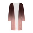 thumbnail image 4 of Long Sleeve Cardigan For Women Fall Open Front Cardigan With Pockets Casual Duster Lightweight Cardigan Sweater, 4 of 4