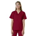 thumbnail image 1 of Core by Maevn Women's V-Neck Solid Scrub Top, 1 of 1