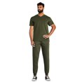 thumbnail image 2 of T-shirt extensible à encolure en V George pour hommes, 2 of 6