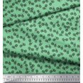 thumbnail image 2 of Soimoi Green polyester Crepe Fabric Bicycle Transport Print Sewing Fabric Yard 52 Inch Wide, 2 of 2