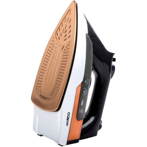 Conair ExtremeSteam Fer À Vapeur Professionnel De 1875 W, Semelle En Nano Titane, Vapeur Verticale Et Horizontale, Arrêt Automatique, Noir, 1 Paquet