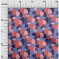 thumbnail image 2 of oneOone Viscose Chiffon Medium Blue Fabric Abstract Fabric For Sewing Printed Craft Fabric By The Yard 42 Inch Wide, 2 of 4