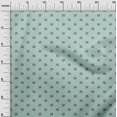 thumbnail image 3 of oneOone Popeline de Coton Sergé Tissu Bleu Clair Rétro Matériel de Robe Tissu Imprimé Tissu au Mètre 56 Pouces de Large, 3 of 5
