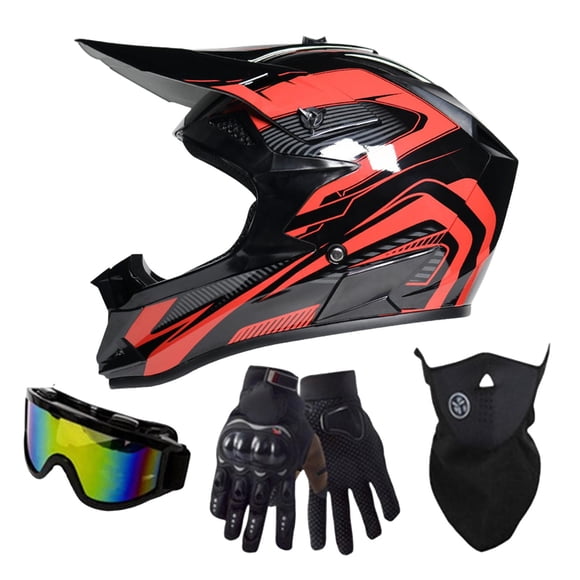 S SERENABLE Full Face Bike Helmet Impact Resistance Breathable Road Mountain Bike Helmet L