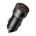 thumbnail image 4 of 66W 1 Type C 1 USB Interface Car Charger ABS Material Fast Charging for Smartphones Tablets, 4 of 6