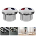 thumbnail image 3 of 10pcs Faucet Handle Labels Hot Cold Water Markers Easy Install Hot and Cold Water Indicator Buttons for Kitchen Bathroom Faucet Replacement Labels for Hotels Schools Restaurants, 3 of 9