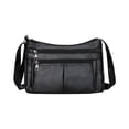 thumbnail image 2 of Zipper Crossbody Bag, Wide Strap Phone Wallet, Shoulder Purse, Multiple Zipper Pockets, Secure Hands-Free Carry, Compact Organizer, Durable Daily Use, 2 of 7