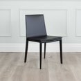 thumbnail image 1 of Hilton Modern Leather & Metal Side Chair - Contract Grade, 1 of 1