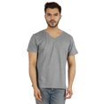 thumbnail image 1 of Inkmeso Men's V-neck Basic Tshirt Short Sleeve Solid Regular Fit Cotton Tee, 1 of 7