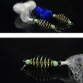 thumbnail image 3 of Durable Nylon-Copper Fishing Net with Luminous Beads, Double Spring & Support Rod – Automatic Fish Catching Trap for Shoal/Night Fishing, 5# Mesh (25x25mm) for 150-500g Fish, Portable Design (Random, 3 of 6