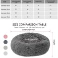 thumbnail image 2 of Soft plush round pet bed cat soft bed cat bed suitable for cats and small dogs, 2 of 8