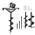 thumbnail image 2 of ECO LLC 52cc 2.4HP Gas Powered Post Hole Digger with Two Earth Auger Drill Bit 6" & 10" + Extention, 2 of 4