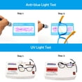 thumbnail image 4 of Kids Glasses Blue-blocking Silicone Frame 400 Computer Eyewear Red, 4 of 8